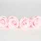 Roses stabilisées 6,5 cm - 6 têtes - Rosewood